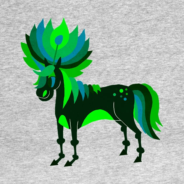 Green Petal Unicorn by Thatssounicorny